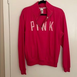 Quarter zip Pullover Sweatshirt